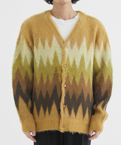 Needles（ニードルス）の「Mohair Cardigan - Zigzag（ニット/セーター