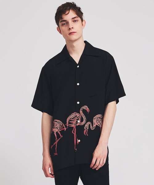 aloha blossom（アロハブロッサム）の「FLAMINGO SHIRTS（シャツ
