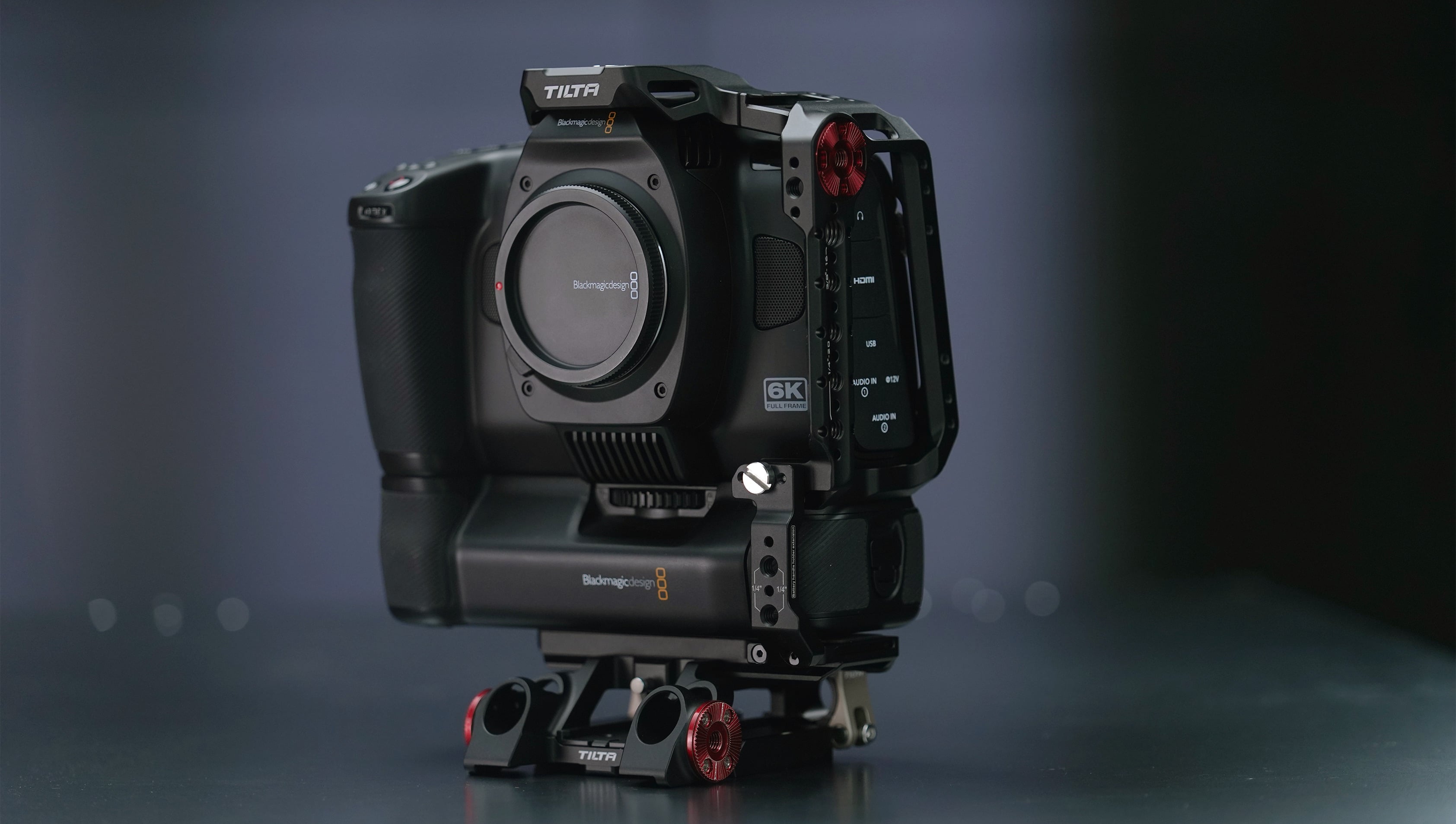 Full Camera Cage for BMCC 6K - Black | Tilta