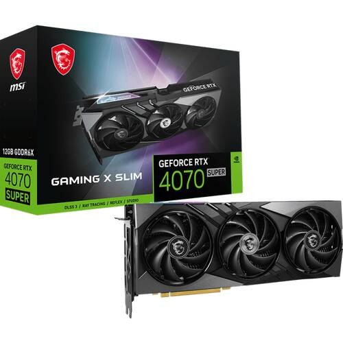 MSI エムエスアイ GeForce RTX 4070 SUPER 12G GAMING X SLIM｜ツクモ
