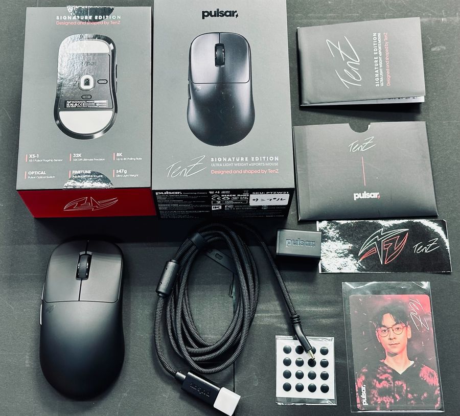 Pulsar Gaming TenZ Signature Edition [PTZW21] 超軽量47g ワイヤレス