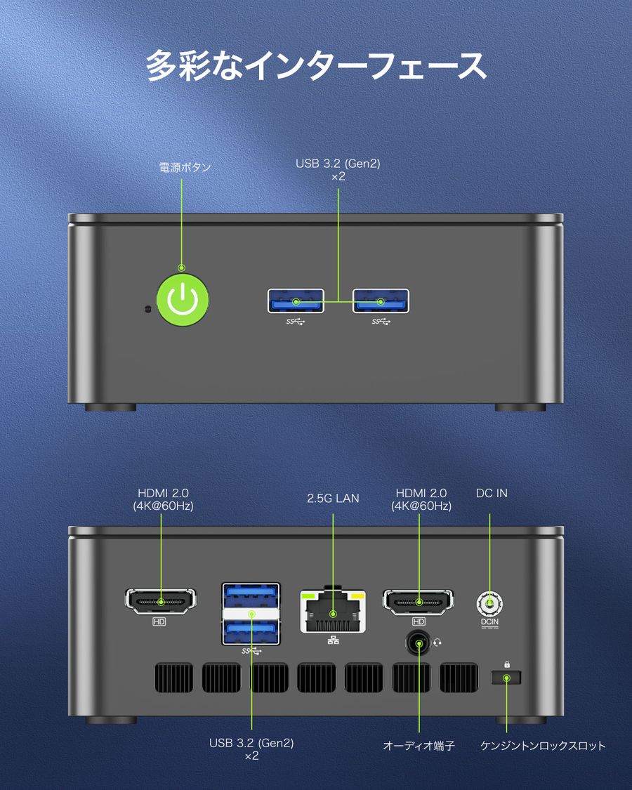 GMKtec NucBox G3 Plus [Intel N150 /RAM:16GB /SSD:512GB /Windows 11