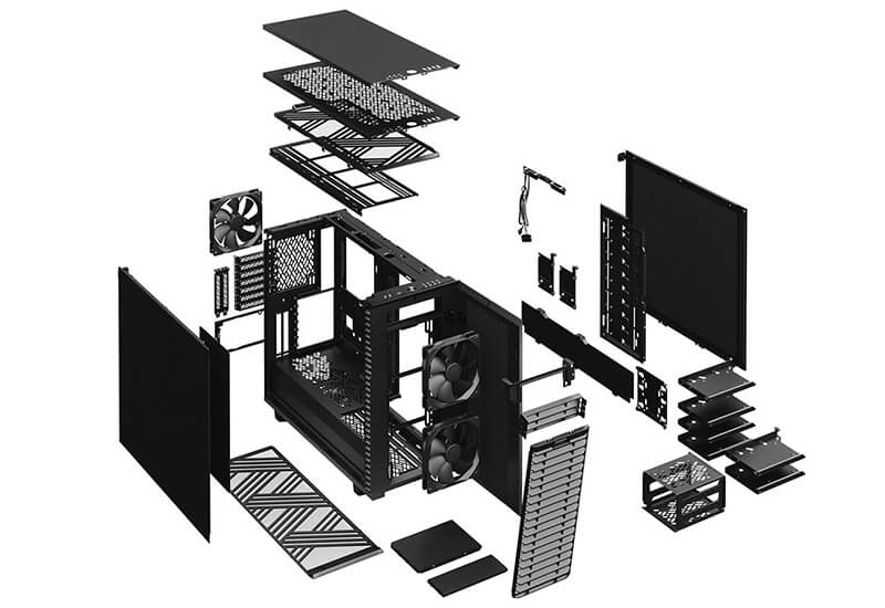 Fractal Design フラクタルデザイン Define 7 Black Solid FD-C-DEF7A