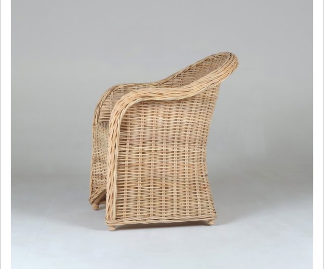 台湾 ラタンチェア-編み込みチェア-北欧ラタンチェア/室内椅子/室内用