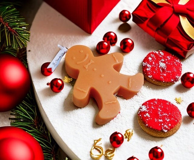 台湾 クリスマスアロマキャンドルギフトボックス - 4個セット Meimu