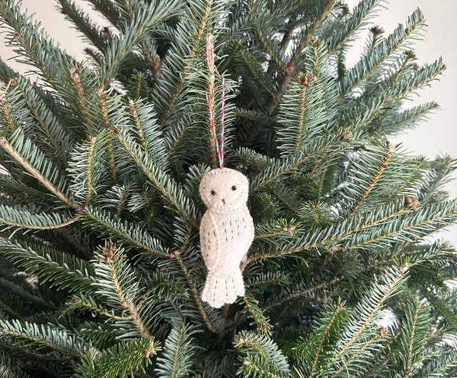 台湾 クリスマスツリー オーナメント 3 セット フクロウ 森の動物