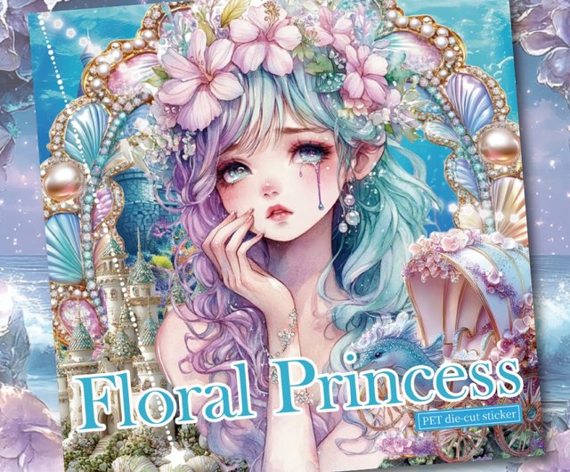 Floral PrincessダイカットPETステッカー真夏の星の協奏曲 nene hope