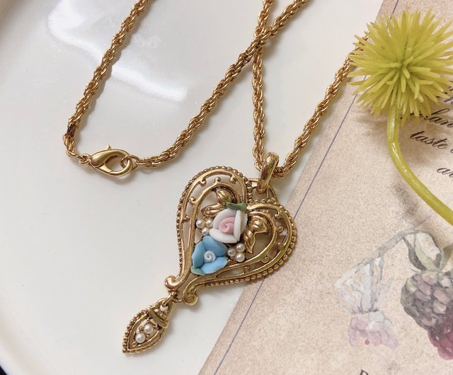 台湾 【西洋アンティークアクセサリー】1928 ヴィクトリア調 ドロップ