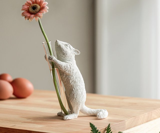 送料無料】台湾 ハオシ グッドシングデザイン シマリス フラワーポット