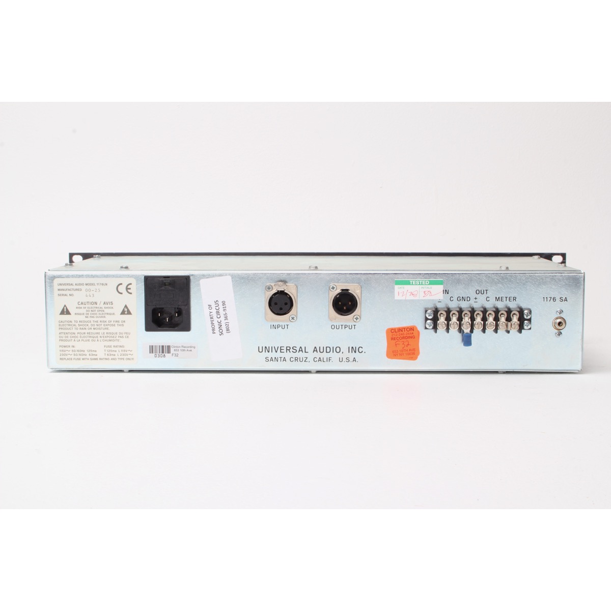 Universal Audio 1176 LN Reissue (Used) #2 – Sonic Circus