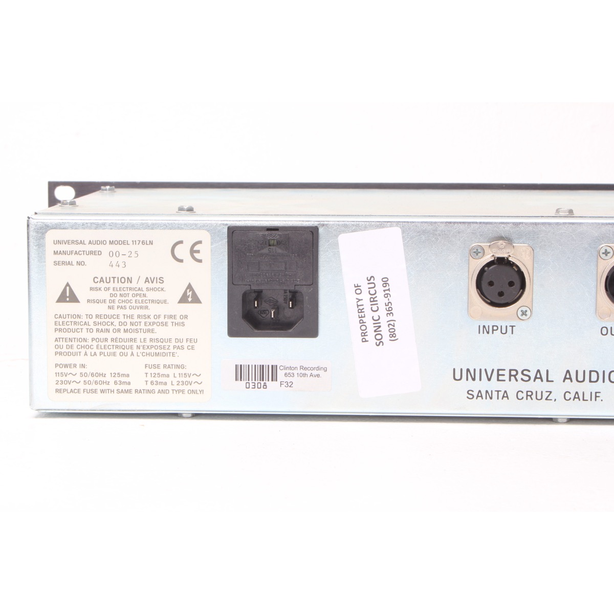 Universal Audio 1176 LN Reissue (Used) #2 – Sonic Circus