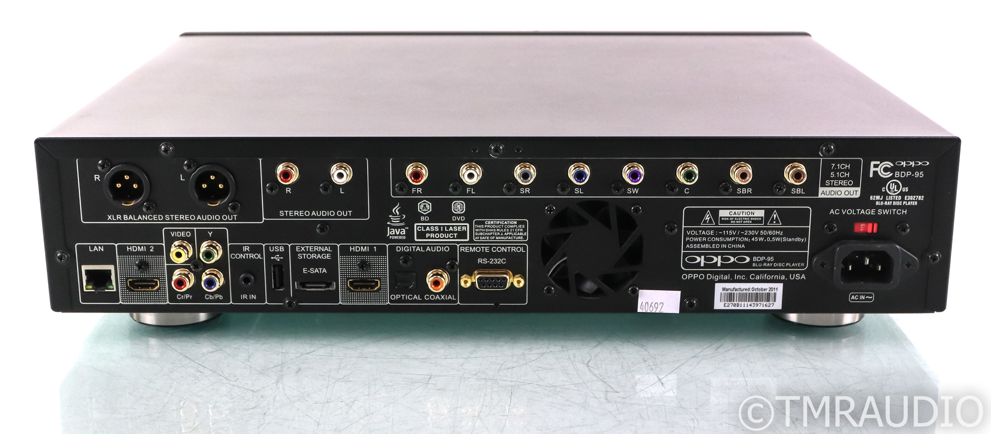 Oppo BDP-95 Universal Blu-Ray Disc Player