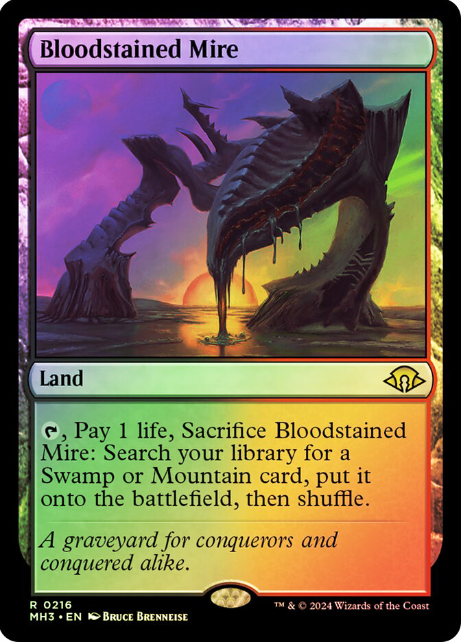 MTG 血染めのぬかるみ ONS FOIL 日本語1枚 Foil《血染めのぬかるみ