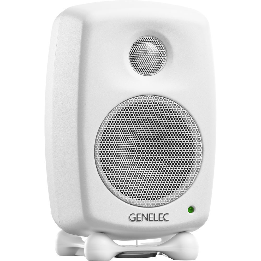 Genelec 8010AW Studio Monitors (White) | FrontEndAudio.com