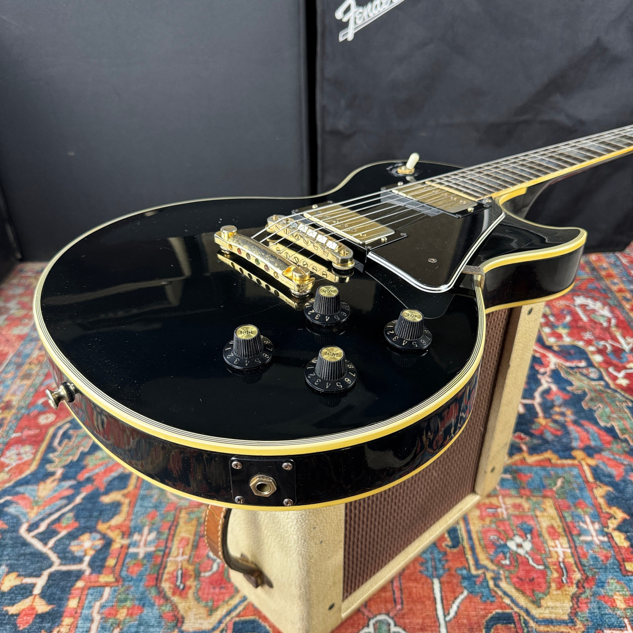 Greco Les Paul Custom Model EG800CB w/PU-2 A-5 Pickups -1978