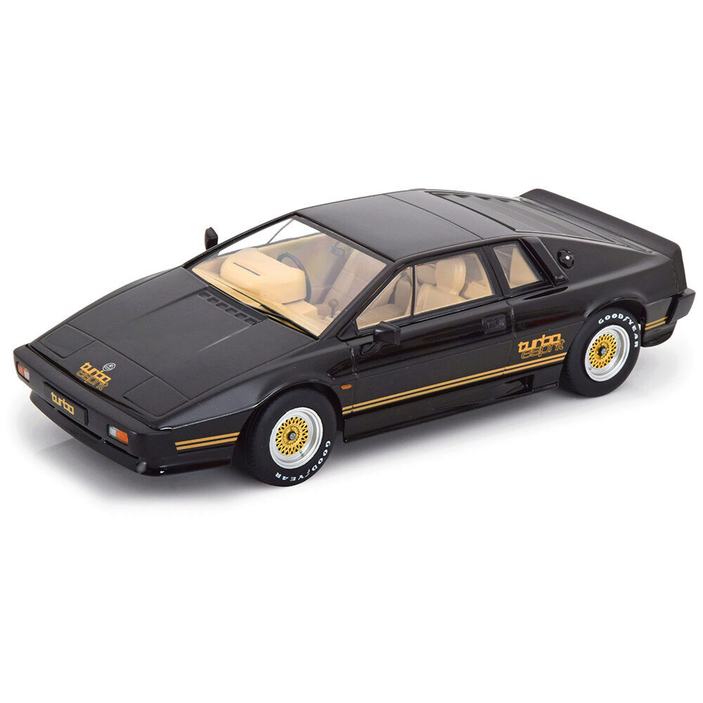 1981 Lotus Esprit Turbo Black & Gold Diecast Model Car | KK Scale