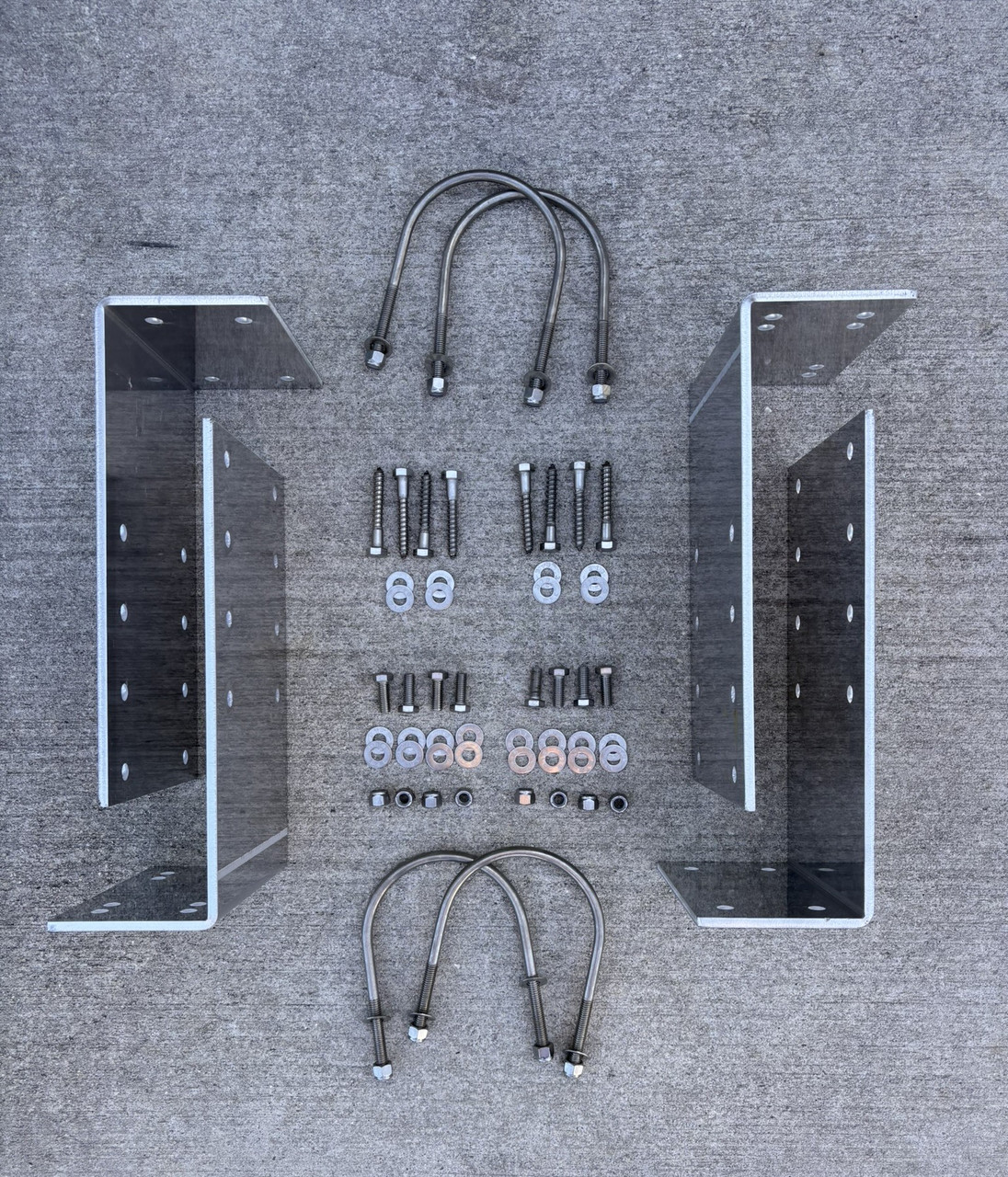 Light Duty Adjustable Z Bracket Kit, set of 2