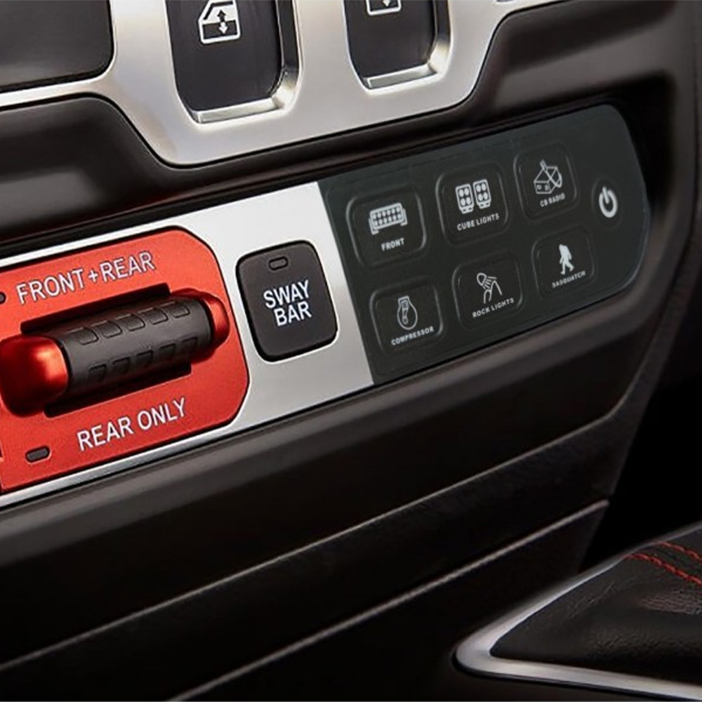 Voswitch JL300 Lower Dash Switch Panel, 2018+ Jeep Wrangler JL