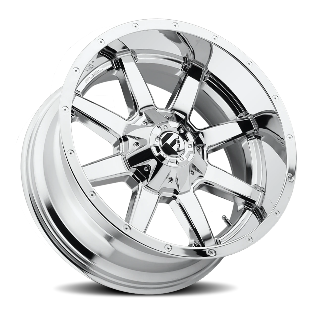 Fuel D536 Maverick Wheels Rims 20x9 6x120 6x139.7 Chrome 19mm