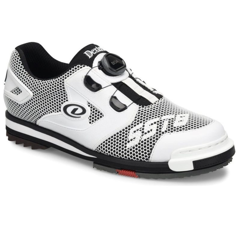 Dexter SST 8 Power-Frame Boa White/Black Mens Bowling Shoes | FREE