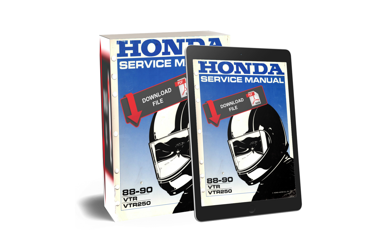 Honda 1988 VTR250 Service Manual