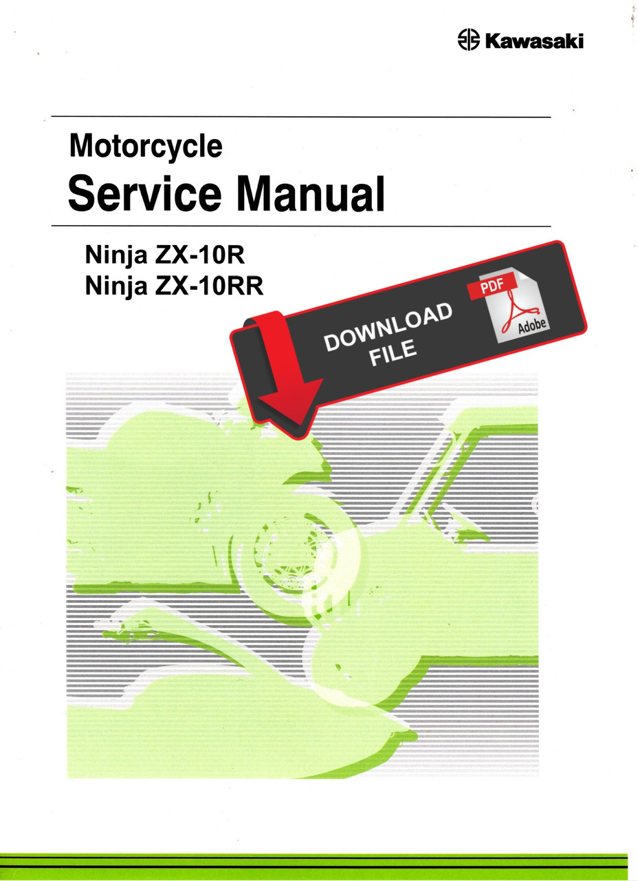Service Manual Kawasaki 2023 Ninja ZX-10R Repair