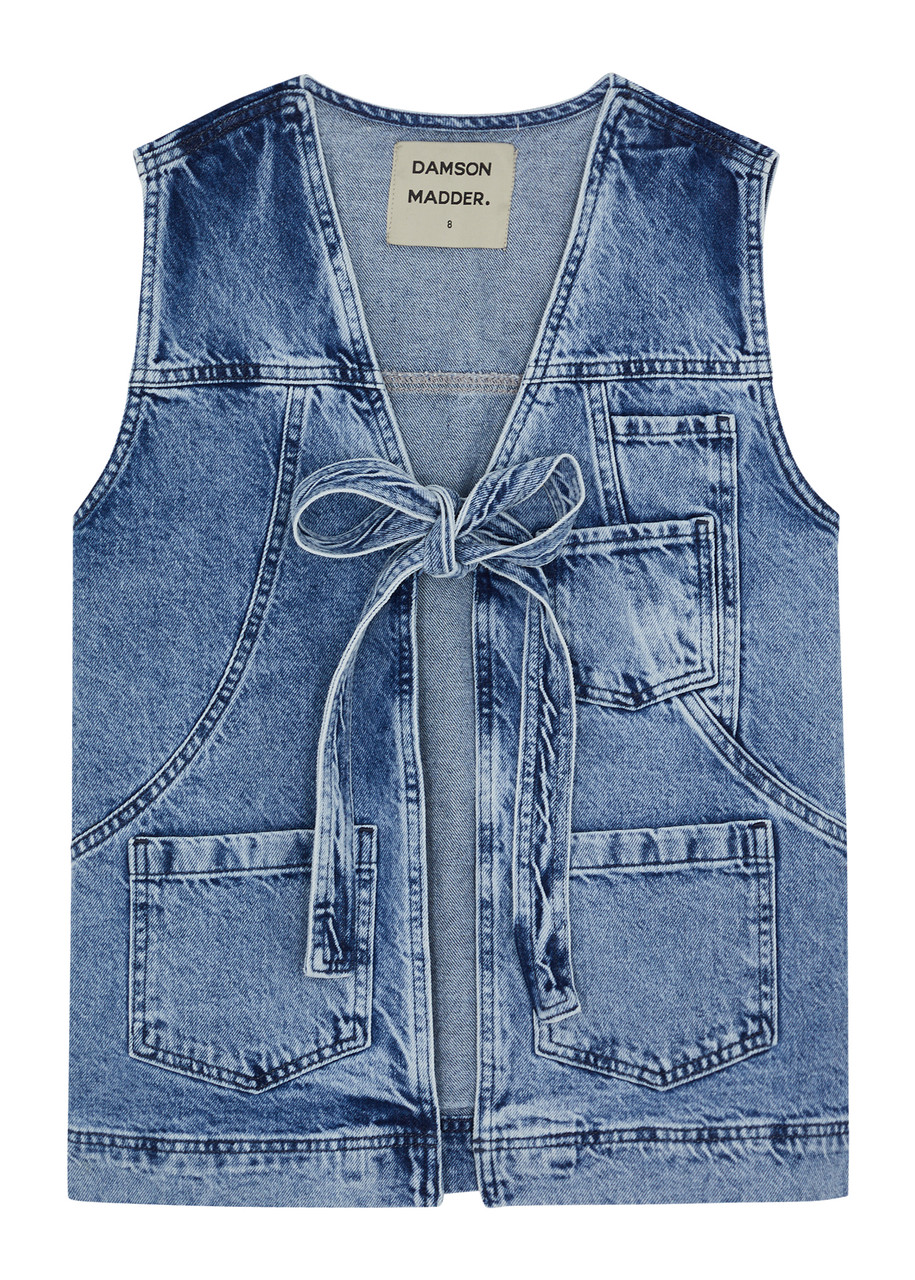 DAMSON MADDER Dilly denim waistcoat | Harvey Nichols