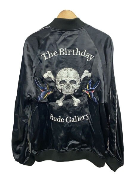 RUDE GALLERY(ルードギャラリー) / スカジャン/XL/レーヨン/BLK | 古着