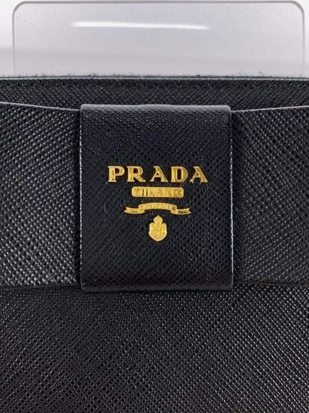 PRADA(プラダ) / 長財布/レザー/BLK/リボン/レディース | 中古品の販売