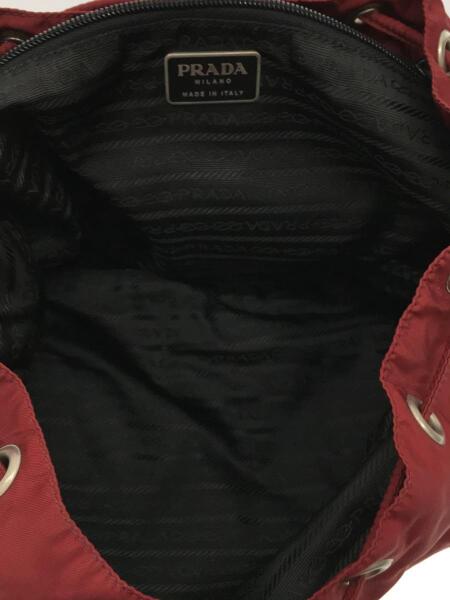 PRADA(プラダ) / リュック/ナイロン/RED/無地/B2811F/VELA/NERO | 中古