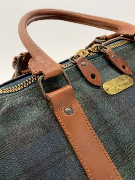 POLO RALPH LAUREN(ポロラルフローレン) / ボストンバッグ/レザー/GRN