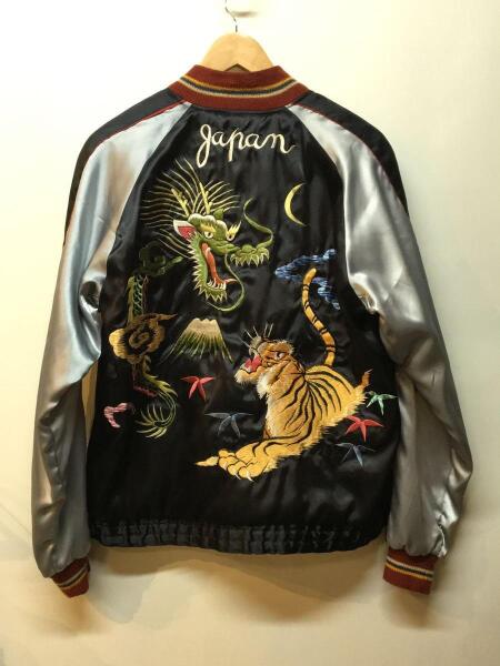 TAILOR 東洋(テーラートウヨウ) / スカジャン/L/ポリエステル/BLK