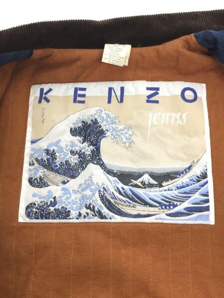 KENZO JEANS(ケンゾージーンズ) / 90s/葛飾北斎タグ/デニム/フリンジ