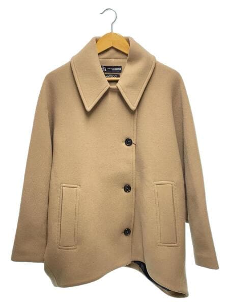 ZARA(ザラ) / オーバーサイズショートコート/M-L/レーヨン/CML/MANTECO