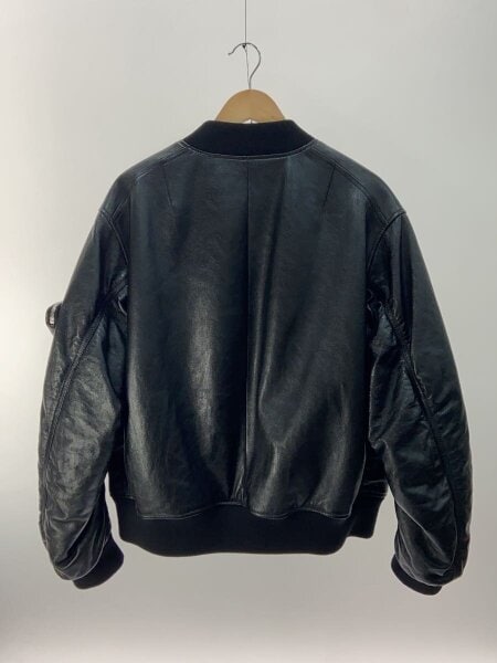 PRADA(プラダ) / 21AW/ナッパレザーボンバージャケット/×RAFSIMONS/48