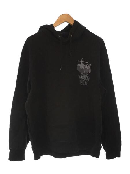 STUSSY(ステューシー) / パーカー/L/コットン/BLK/ブラック/WORLD WIDE
