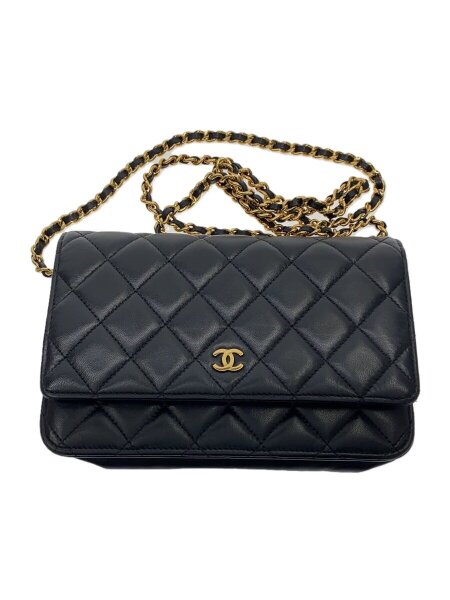 CHANEL(シャネル) / チェーンウォレット_マトラッセ_ラムスキン_ココ