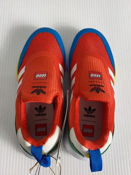 adidas(アディダス) / キッズ靴/18cm/スニーカー/オレンジ/FX4957