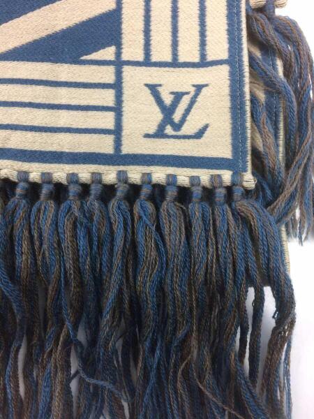 LOUIS VUITTON(ルイヴィトン) / マフラー/コットン/BLU/ルイヴィトン