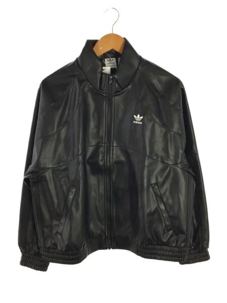 adidas(アディダス) / フェイクレザージャケット/ブルゾン/XXL/BLK