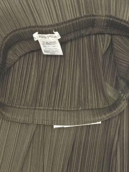 PLEATS PLEASE プリーツロングスカート 3 日本製 カーキ