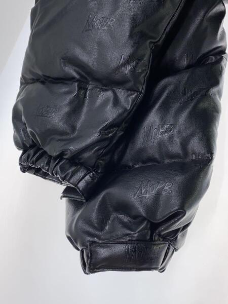 MOBB(モブ) / ダウンジャケット/XL/フェイクレザー/BLK/総柄/22MB-AW