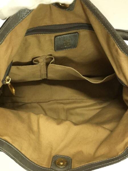 SAZABY(サザビー) / ショルダーバッグ/レザー/GRY/無地/グレー/灰色