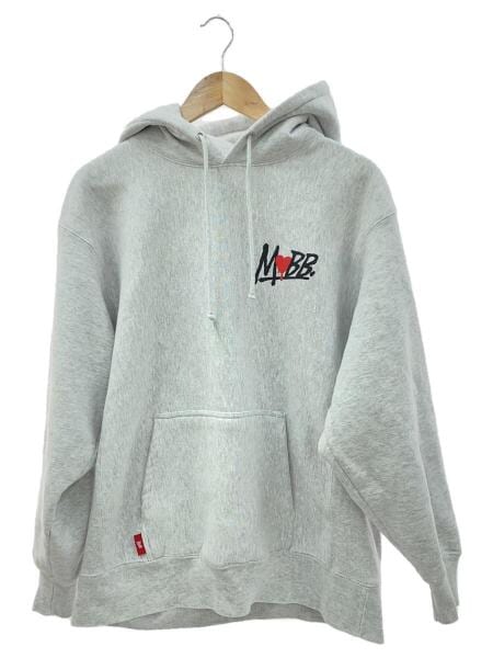 MOBB(モブ) / HEART DRIP HOODIE/パーカー/L/コットン/グレー | 古着の