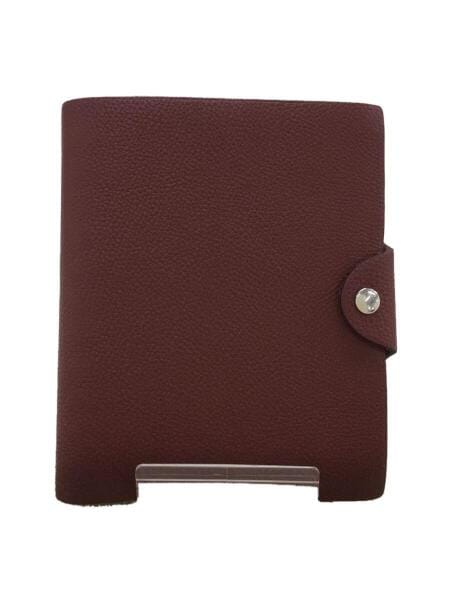 HERMES(エルメス) / ユリスPM/手帳カバー/レザー/ボルドー/フランス製