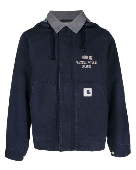 Carhartt WIP X New Balance Arcan Hooded Jacket in Blue for Men | Lyst