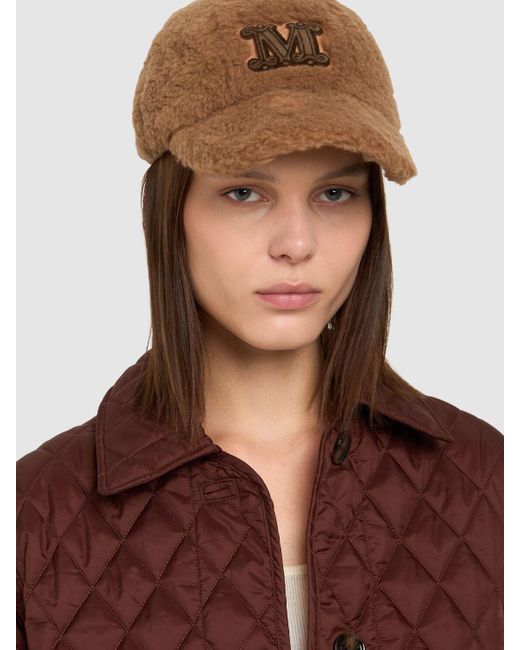 マックスマーラ テディベア キャップ キャメル マックスマーラ