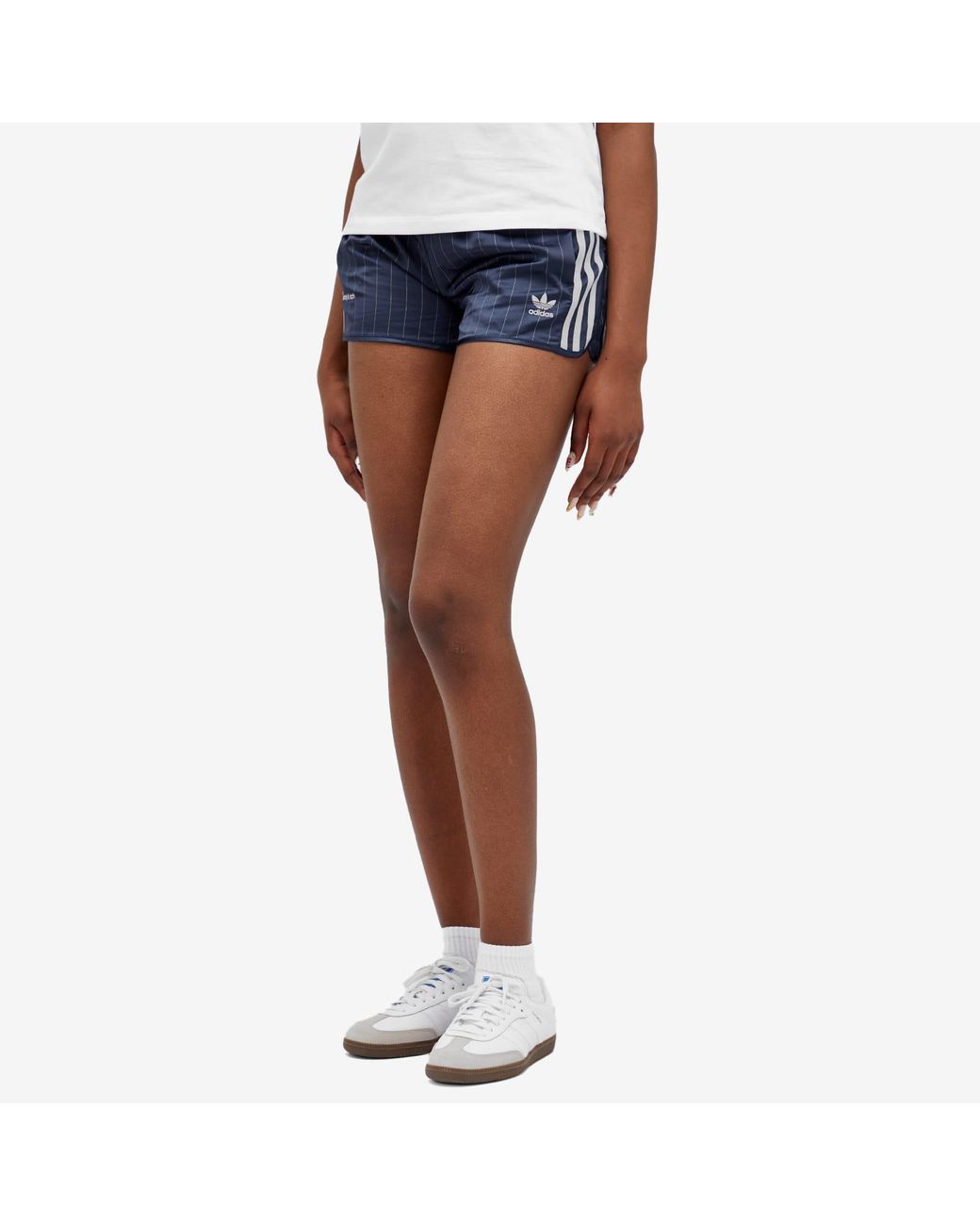 adidas X Sporty & Rich Shorts in Blue | Lyst