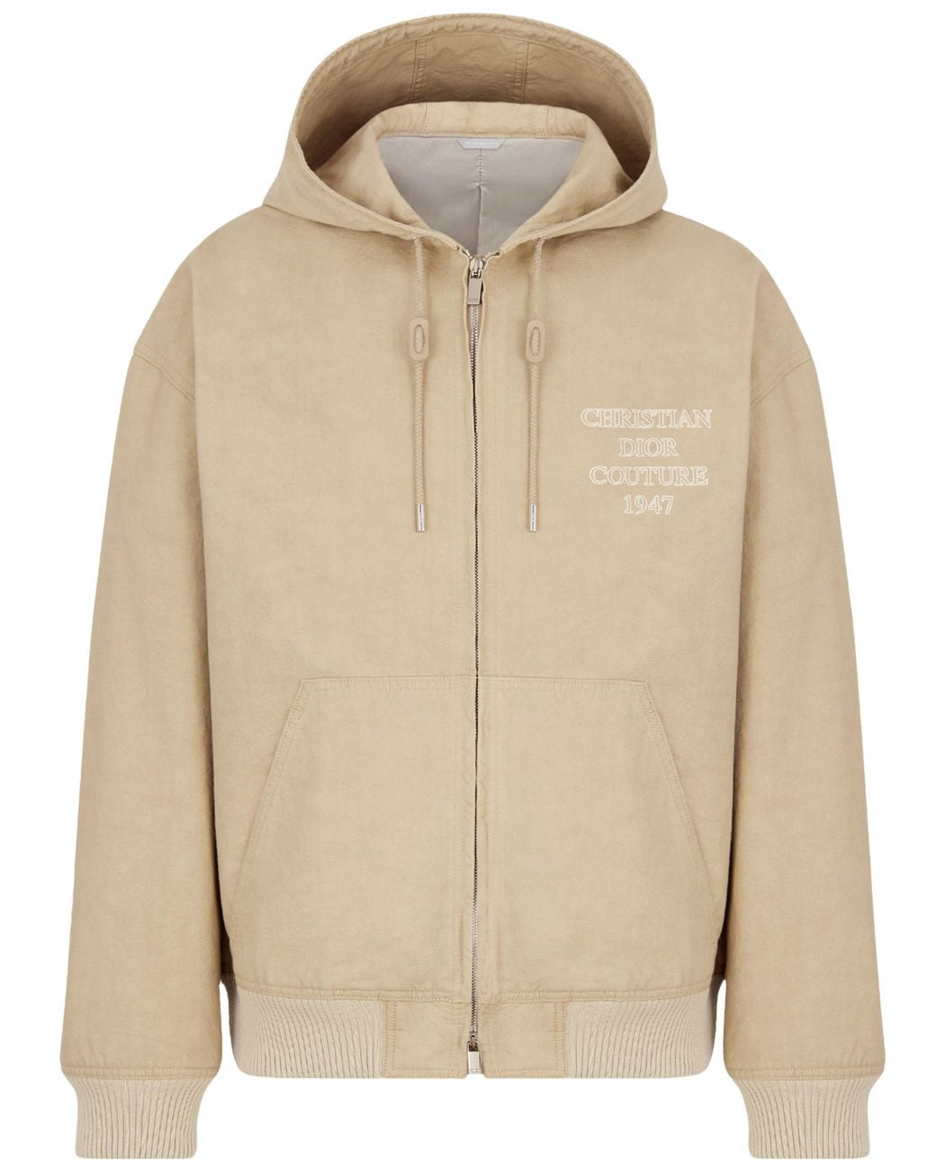 Dior Christian Dior Couture Hooded Jacket in Natural for Men | Lyst