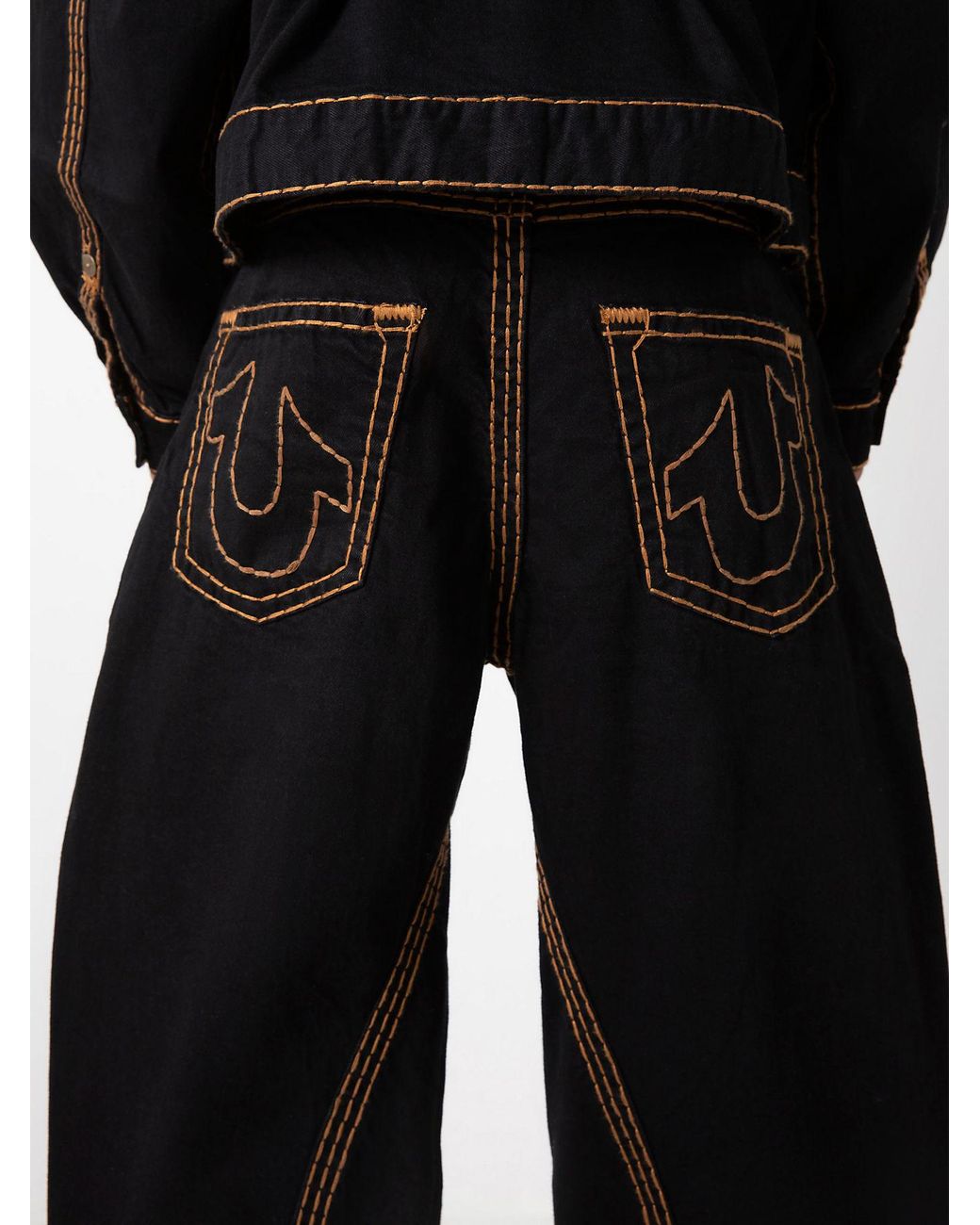 TRUE RELIGION Sebastien Ami X Warped Joey Super T in Black for Men